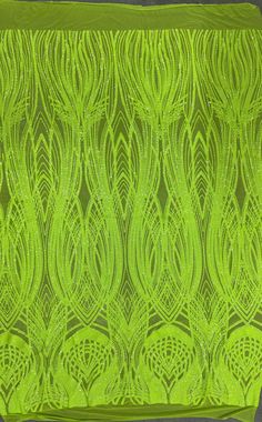 Athena LIME GREEN Sequins on Mesh Lace Fabric by the Yard - 10234 Content: 100% polyester Stretch: 4-way Width: 50 to 52 inches Edge: Straight Uses: Wedding/evening gowns, formal wear, dresses, tops, skirts, decorations, costumes, apparel accents/appliqué crafts, etc. DISCLAIMER: Expedited shipping options do not apply to 5, 10, 50 and 100 yard options. Sample/Swatch: 4x2 inches for $4.99 each, free shipping. We highly suggest buying a sample first to see and feel the fabric if you are unsure of Lime Green Lace Fabric, Lime Lace Fabric, Formal Wear Dresses, Green Sequins, Evening Gowns Formal, Cut And Color, Lace Fabric, Fabric By The Yard, Formal Wear