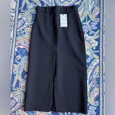 Long Black Zara Skirt Nwt Zara Skirt, Skirts Long, Zara Skirts, Long Skirt, Womens Skirt, Zara, Skirt, Fast Delivery, Customer Support