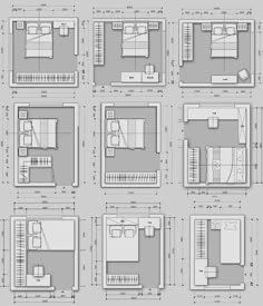 the floor plan for an apartment with multiple rooms