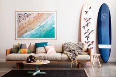 ✿ surfer's blog ✿ California Surf Shack, Surf Shacks, Surfboard Decor, Surf Decor, Theatre Room, California Cool, Windsurfing