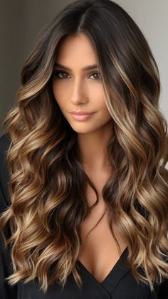 Brown Balayage Ideas That Will Make You Swoon! 🤩✨Brunette Brilliance: Get the Ultimate Hair Makeover🌟 Luscious Dark Brown Balayage Ideas to Dazzle Everyone! 💁‍♀️✨ So, get ready to Transform Your Look with the Latest Trend🔥 Dark Brown Balayage! 💇‍♀️✨ #BalayageGoals #HairTrendsetter #DarkBrownMagic #BalayageBeauties #DarkDelight #HairInspo #BrunetteBalayage #BalayageBeauty #DarkBrownDelight #SunKissedBrunette #BalayageHighlights #HairColorTrends #NaturalHairGoals #LowMaintenanceStyle #HairInspiration #StylishStrands Full Highlights For Dark Hair Brown, Balayage Hair Brown, Brown Hair Highlights, Brown Balayage Hair, Golden Brown Highlights, Dark Brown Balayage, Balayage Ideas