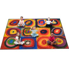 PRICES MAY VARY. Get ready to make everyone jealous with these vibrant colorful seating rug carpet dots for your classroom makeover. With a small budget, you can transform your learning space into something truly eye-catching, creating an inspiring environment that promotes creativity and engagement among students. The colorful classroom carpet dots will not only brighten up the classroom but also stimulate visual interest, making learning a more enjoyable experience for students Cleaning is a b Classroom Carpet, Circles Painting, Nursery Daycare, Daycare Nursery, Classroom Carpets, Carpet Art, Colorful Classroom, Daycare Decor, Classroom Makeover