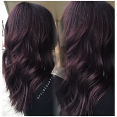 Violet Brunette Hair Color, Mocha Violet Hair Color, Dark Brown Violet Hair, Purplish Brown Hair, Hair With Violet Undertones, Brown Violet Hair, Violet Undertone Hair, Dark Purple Undertone Hair, Dark Brown Hair With Purple Tint