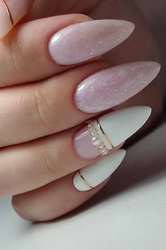 Nails For Brides, Pink And White Nails, Nail Design Inspiration, Valentine Nails, Wedding Nails Design, Nail Art Wedding, Bride Nails, White Nail