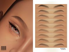 cosimetic's Eyebrows | N64 Sims 4 Cc Facial Presets, Sims Cc Eyebrows, Sims 4 Cc Dimples, Sims 4 Cc Brows, Sims 4 Cc Eyebrows, Sims 4 Cc Skin Details Realistic, Sim4 Mods, Lashes And Eyebrows, Female Sims