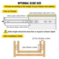 24 in Locking Slide Drawers: Smooth Slide and Low Noise and Durable; Our cold-rolled steel draw slides achieve high hardness, durability, and stability; Drawers come and go, but these are here to stay; Our ultra-secure design also ensures low noise while operating the drawer, so you don't have to worry about replacing it over time; Install your drawers at room furniture, kitchen, tool shed and commercial equipment, and get ready to slide, lock, and close; Stability and durability are achieved fo Industrial Drawers, Heavy Duty Drawer Slides, Drawer Rails, Furniture Sliders, Tool Shed, Cold Rolled Steel, Extension Designs, Drawer Space, Slide Lock