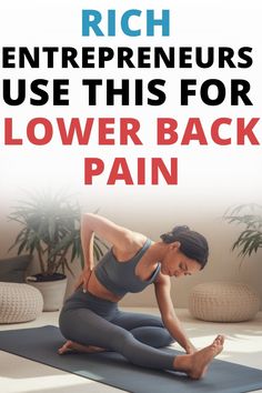 Struggling with lower back pain that won’t ease up? These exercises will help bring relief. Save this pin to stay ready for relief anytime. Lower Back Exercises