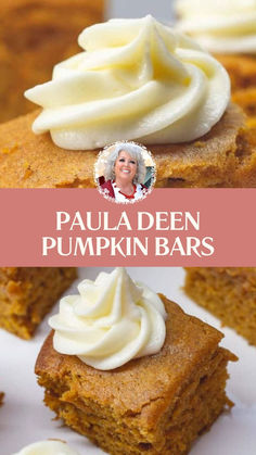 Paula Deen Pumpkin Bars Paula Deen's Pumpkin Bars, Ooey Gooey Pumpkin Bars Paula Deen, Paula Deans Pumpkin Gooey Butter Cake, Paula Dean Pumpkin Bar, Sugar Pumpkin Puree, Pumpkin Bars Paula Deen, Recipes That Use Pumpkin Butter, Bisquick Pumpkin Bars, Thanksgiving Pumpkin Desserts Easy