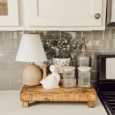 the kitchen counter is clean and ready to be used as a coffee maker or warmer