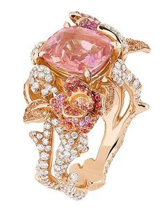 Joaillerie Dior ring Dior Jewelry, Bling Rings, Sleeve Tattoo, Gorgeous Jewelry, Pretty Jewellery, Bling Bling, Pink Sapphire, Lanvin, Amazing Jewelry