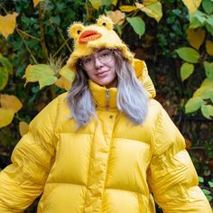 This yellow duck hat is my softest, warmest hat yet! Perfect for the fall and winter weather 🤗 Duck Bucket Hat, Duck Hat, Down Suit, Yellow Duck, Winter Weather, Bucket Hats, Etsy Fashion, Fall And Winter, The Fall