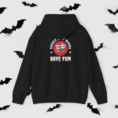 Ghouls Just Wanna Have Fun Halloween Hoodie Jason Voorhees & Michael Myers Hooded Sweatshirt Fun Horror Hoodie Spooky Season Gift - Etsy Fun Hooded Top For Fall, Pop Culture Hooded Sweatshirt For Fall, Pop Culture Hoodie Sweatshirt For Fall, Fun Black Hoodie For Winter, Fun Letter Print Hoodie For Winter, Fall Pop Culture Long Sleeve Hoodie, Fun Winter Hoodie With Letter Print, Funny Winter Streetwear Tops, Winter Fun Hoodie With Letter Print