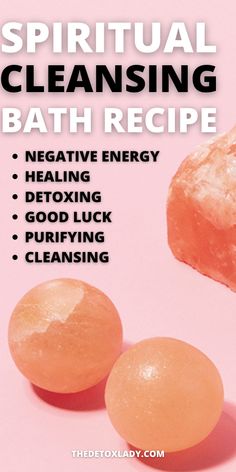 Spiritual Cleansing Bath Recipe For Negative Energy, Healing & Detoxing Spiritual Cleansing Bath Ritual, Cleanse Negative Energy Spiritual, Cleanse My Energy, Energy Cleanse Bath, Bath Cleanse Ritual, How To Cleanse Your Body Of Bad Energy, Cleansing Bath Ritual Recipe, Spiritual Bath Recipes Protection, Protection Bath Recipe