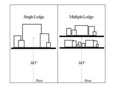 the floor plan for an apartment with two levels and three levels, one level is divided by