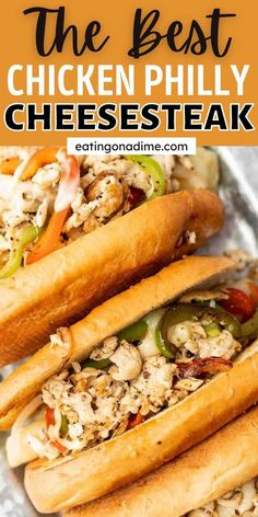 the best chicken philly cheesesteak sandwiches