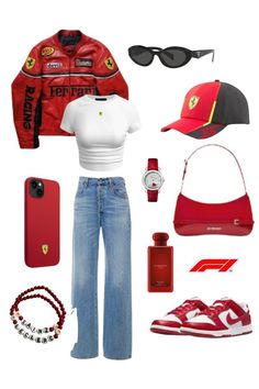 Race Day Outfits, Sporty Jacket, Outfit Inspo Casual, Racing Jacket, Looks Street Style, Looks Chic, Cute Everyday Outfits