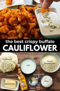 how to make the best crispy buffalo cauliflower