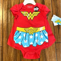 2 Piece Baby Girls Halloween Costume. Detachable Cape And Snaps On The Onesie. Sizes Vary New Woody Costume Toddler, Baby Wonder Woman, Wonder Woman Halloween, Evie Costume, Wonder Woman Halloween Costume, Captain Marvel Costume, Woody Costume, Detachable Cape, Rapunzel Costume