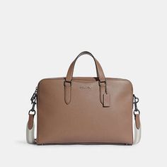 Coach Outlet, Pebbled Leather, Laptop Sleeves, Inside Pocket, Outlet, Laptop, Architecture, Leather