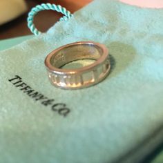 Check Out The Rest Of My Closet To Bundle And Save Tiffany Atlas, Roman Numeral Ring, Tiffany And Co, Roman Numerals, Tiffany & Co., Womens Jewelry Rings, Women Jewelry, Silver, Women Shopping