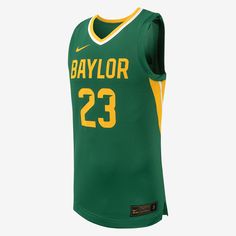 Gear up like you're on the team. Inspired by what the Bears wear on game day, this Baylor jersey pairs replica design details with breathable fabric and a relaxed fit to help keep you comfortable as you cheer on your favorite squad. Collegiate Cotton Basketball Jersey, Collegiate Basketball Jersey, Collegiate Jersey With Team Logo For College, Collegiate College Jersey With Team Logo, Collegiate Baseball Jersey With Team Logo, Collegiate Team-colored Baseball Jersey For Fans, Team-colored Collegiate Baseball Jersey For Fans, Collegiate Jersey In Team Colors For College, Team-colored Varsity Tops For Team Events