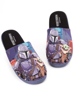 PRICES MAY VARY. SEE SIZE GUIDE IMAGE TO HELP FIND YOUR SIZE STAR WARS MANDALORIAN SLIPPERS PERFECT FOR FATHERS DAY - If your special ones love the Star Wars episodes, then they will love our Mandalorian and Baby Yoda loafers; they are the perfect way to relax at home watching their favourite series paired with some cosy pyjamas. MIXED MATERIALS HOUSE SHOES - These slip-on slippers are made from textiles with a synthetic sole. They are super cosy, light and very soft. Perfect for keeping your to Cool Slippers, Star Wars Mandalorian, Blue Loafers, Slippers For Men, Star Wars Merchandise, Popular Tv Series, Star Wars The Mandalorian, Star Wars Yoda, Fathers Day Presents