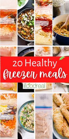 20 healthy freeze meals that are ready to be eaten