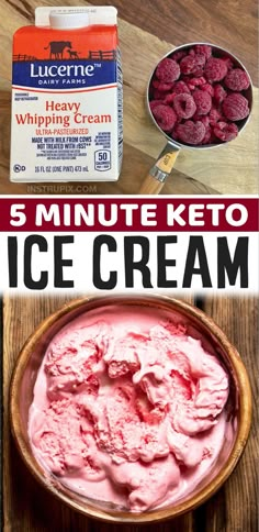 Keto Frosty, Keto Raspberry, Dessert Quick, Postre Keto, Low Carb Sweeteners, Desserts Keto, Keto Ice Cream, Keto Dessert Easy