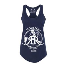 Floribbean Tank Tops - Indigo The Caribbean Islands, Caribbean Islands, Latin America, The Caribbean, South Florida, Racerback Tank Top, Racerback Tank