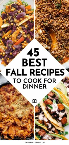 the best fall recipes to cook for dinner