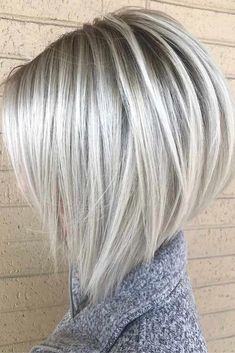 Hair Lights, Platinum Blonde Hair Color, Stacked Bob Haircut, Blonde Hair Shades, Light Hair Color, Trendy Hair Color, Platinum Blonde Hair, Hair Shades