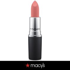 in stock Peach Stock, Mac Powder Kiss Lipstick, Kiss Lipstick, Mac Powder, Rosé Brown, Beauty Lipstick, Pink Lipstick, Lip Hydration, Makeup Reviews