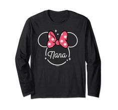 PRICES MAY VARY. Official Disney Merchandise Disney T Shirts for Nana; Disney T Shirts for Grandma; Disney Mother’s Day T Shirts; Disney Gifts for Nana; Nana Birthday; Grandma Birthday; Minnie Mouse; Disney Shirts for Family; Tee Shirts for Nana; Hoodies for Nana; Mother’s Day; Grandma; Grandmother Lightweight, Classic fit, Double-needle sleeve and bottom hem Shirts For Grandma, Birthday Minnie Mouse, Grandmother Birthday, Nana Birthday, Nana Grandma, Grandma Birthday, Disney T, Nana Gifts, Disney Shirt