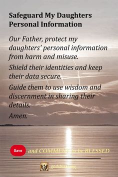 Safeguard My Daughters Personal Information Psalm 91 11, Shield Of Faith, Proverbs 4, Bedtime Prayer, Psalm 121, Prayer For Protection