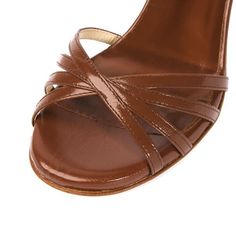 Nadine in toffee is a showstopper worthy of your attention. Designed and made in Italy, this classic style has multi-band strap across the toes and a slim sandal back. The front straps design can accommodate wider feet, or bunions if needed. The shoe is finished with a subtle signature brilliant adornment on the left heel. With a soft gel padding, you are comfortable from the very first wear. Leather construction with leather lining & sole Wraparound fastening, can be worn around ankle or under Tango Shoes, Dance Movement, Street Shoes, Soft Gel, Florence Italy, Toe Designs, Outdoor Wear, Toffee, Product Images