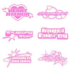 Create a custom Y2K badge design in a cute, girly style. Choose from a variety of colors and fonts to create the perfect look for your.#BusinessFonts #TypographyTips #ProfessionalDesing #Brandldentity Graphic Design Inspo Logo, Y2k Brand Design, Fonts Ideas Alphabet, Cute Logo Design Pink, 2000s Typography, Y2k Logo Ideas, Y2k Aesthetic Design, Cart Logo Design, Aesthetic Logo Design Ideas