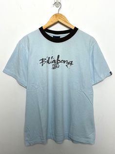 This tee shirt shows some piling. Measurements pit to pit: 21 inches  Top to bottom: 25 inches Vintage Billabong, Billabong Surf, Ringer Tee, Logo Graphic, Dream Wardrobe, Billabong, Tee Shirt, Gender Neutral, Made In Usa