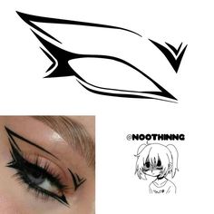 Vampire Bride, Anime Eye Makeup, Eyeliner Designs, Makeup Drawing, Anime Makeup, Cute Eye Makeup, Graphic Makeup, Graphic Eyeliner, Interesting Images