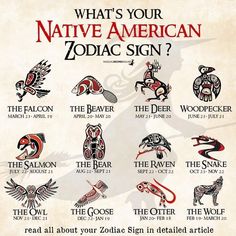 what's your native american zodiac sign? - the raven, the wolf, the eagle, the snake, and the owl