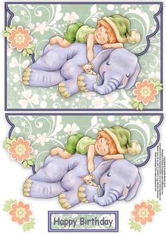 Having a little nap envelope card on Craftsuprint designed by Amanda McGee - A cute envelope card featuring a little boy having a nap on his friend the elephant. Envelope Writing, Paper Folding Crafts, Stationary Art, Cute Envelopes, Craft Artists, 3d Paper Crafts, Cute Clipart