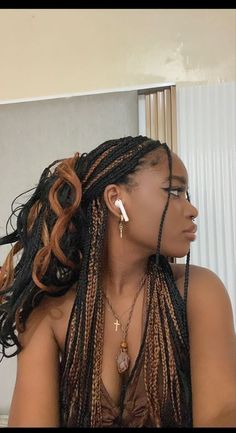 🔥 Explore Bestsellers! 👆 https://amzn.to/4dvY9fj ST4R5 what braids are these? Nail Eyeshadow, Braids For Black, Big Box Braids Hairstyles, Goddess Braids Hairstyles, Hairstyle Fashion, Nails Nailpolish