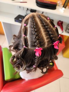 3b Hairstyles, Mixed Girl Hairstyles, Cute Toddler Hairstyles, Easy Little Girl Hairstyles, Toddler Hairstyles, Toddler Hairstyles Girl, Kids Hair Cuts