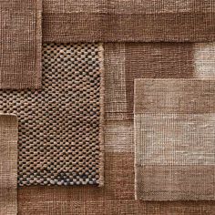 some brown and white fabric with squares on it