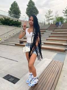 Cute Outfits With Jordans Summer, Stylish Summer Outfits, Swag Outfits For Girls, Girls Summer Outfits