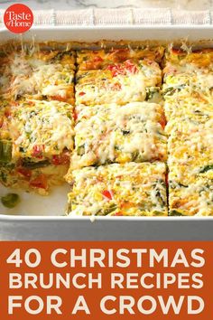 christmas brunch recipes for a crowd