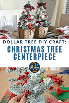 dollar tree diy craft christmas tree centerpiece