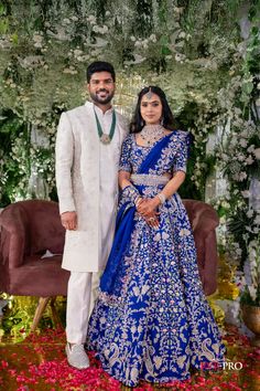 Photo from Priyanka and Nikhil Wedding Wedding Matching Outfits, Reception Outfit, Lehenga Wedding, Bridal Mehendi Designs, Couple Dress, Bridal Lehenga Red, Half Saree Designs, Combo Dress