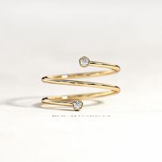 Luxury Spiral Ring As Gift, Open Diamond Ring, Swirl Diamond Ring, خواتم خطوبة, Ring Gold Diamond, Diamond Ring Gold, Watch Ring, Spiral Ring, Gold Rings Fashion