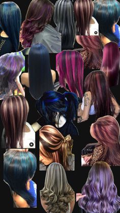 Band Hairstyles, Hairstyles For Natural Hair, Rubber Band Hairstyles, Hair Color Underneath, Red Hair Inspo, Hair Tint