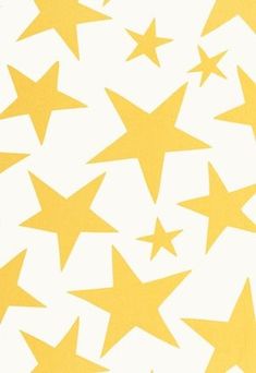 yellow stars on white background with the words house party